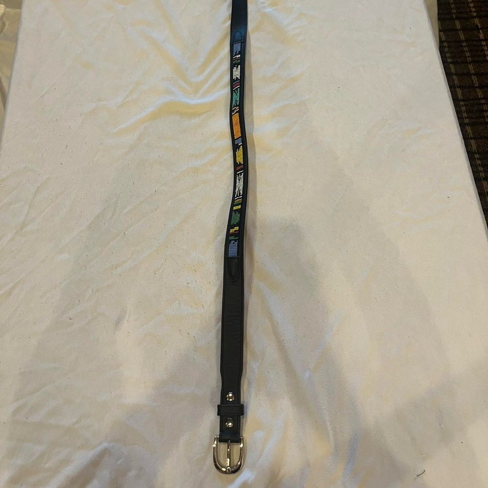 Urban Outfitters Black Belt with Multicolor Accents